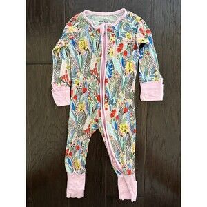 Little Sleepies OG Floral Bamboo Romper Pajamas